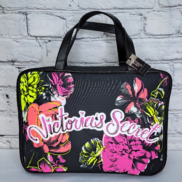 VICTORIA'S SECRET 'JETSETTER' DOUBLE STRAP HANGING TOILETRY BAG LIMITED-EDITION - Picture 15 of 16